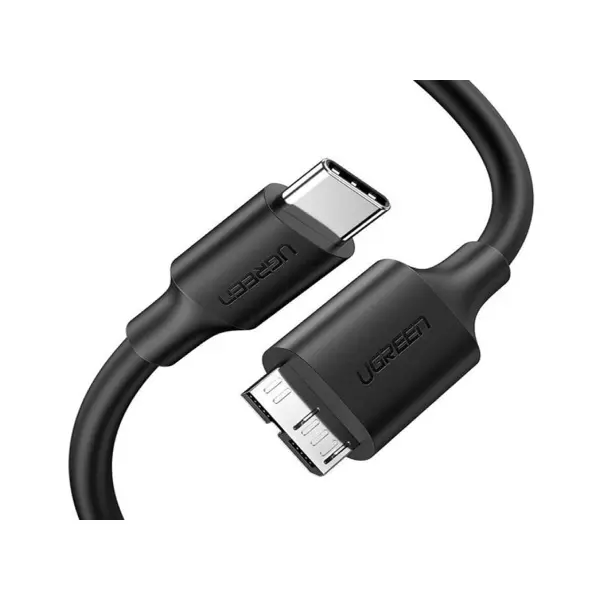 UGREEN cable USB Type C - micro USB Type B SuperSpeed 3.0 cable 1m black US312 20103 - Shopo.lk Sri Lanka