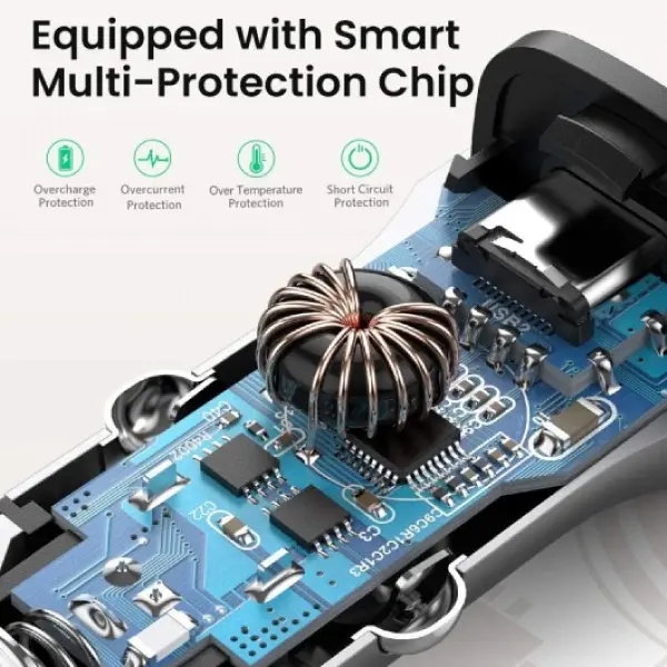 UGREEN Car Charger Two Ports USB Port and PD Port 30W 30780 - Shopo.lk Sri Lanka