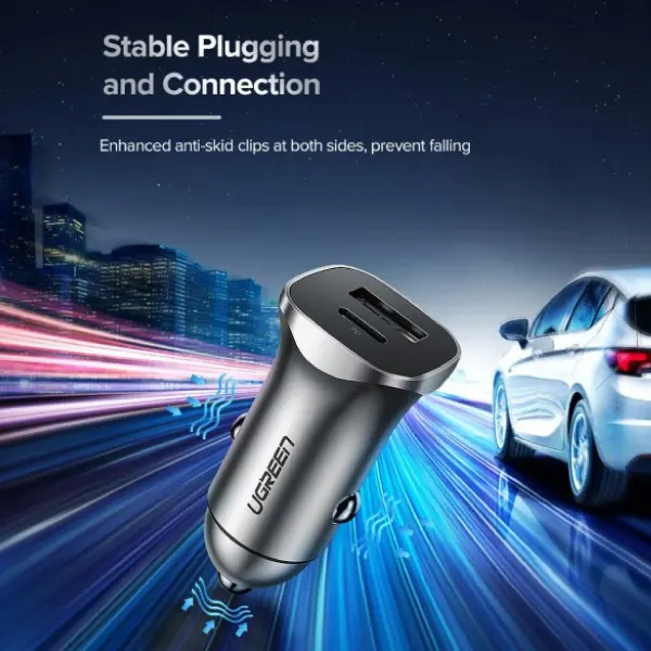 UGREEN Car Charger Two Ports USB Port and PD Port 30W 30780 - Shopo.lk Sri Lanka
