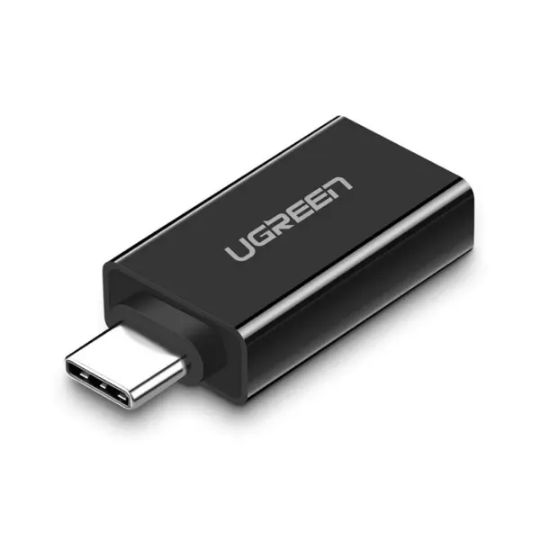 UGREEN USB-C to USB 3.0 A Female Adapter (Black) 20808 - Shopo.lk Sri Lanka
