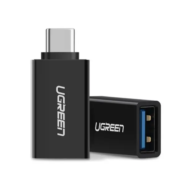 UGREEN USB-C to USB 3.0 A Female Adapter (Black) 20808 - Shopo.lk Sri Lanka