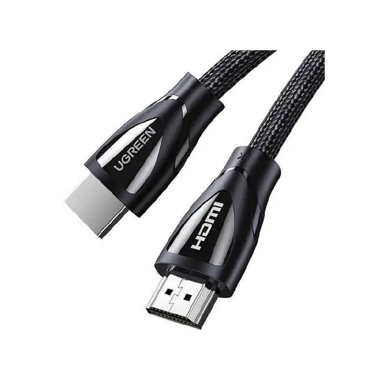 UGREEN 80404 HDMI 8K Cable Male to Male Braided Black 3M - Shopo.lk Sri Lanka
