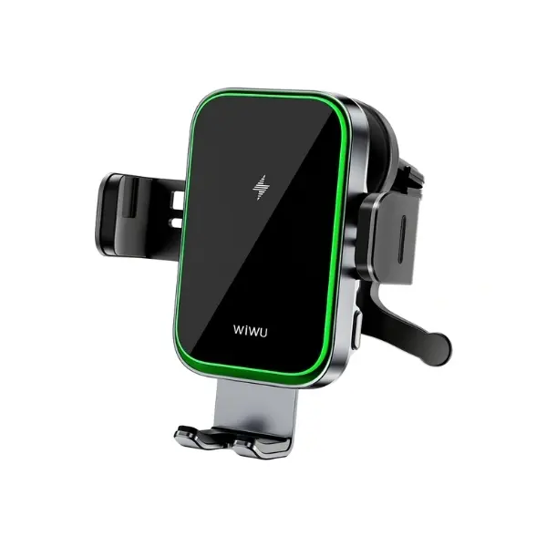 WiWU CH-313 15W Wireless Car Charger and phone holder - photo 2 - Shopo.lk