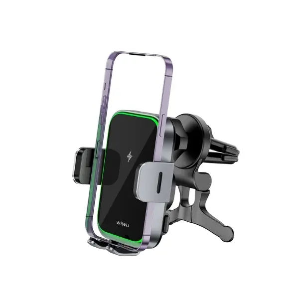 WiWU CH-313 15W Wireless Car Charger and phone holder - photo 3 - Shopo.lk