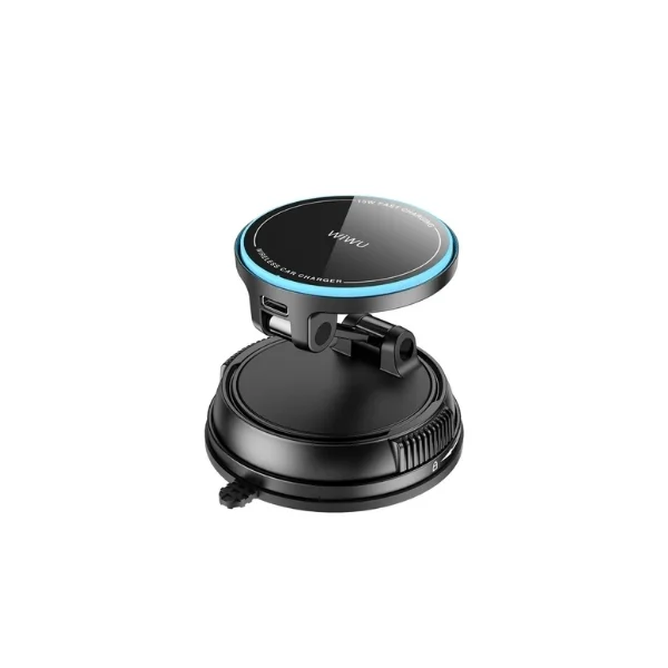 WIWU CH-326 15W Universal Automatic Wireless Car Charger - photo 4 - Shopo.lk
