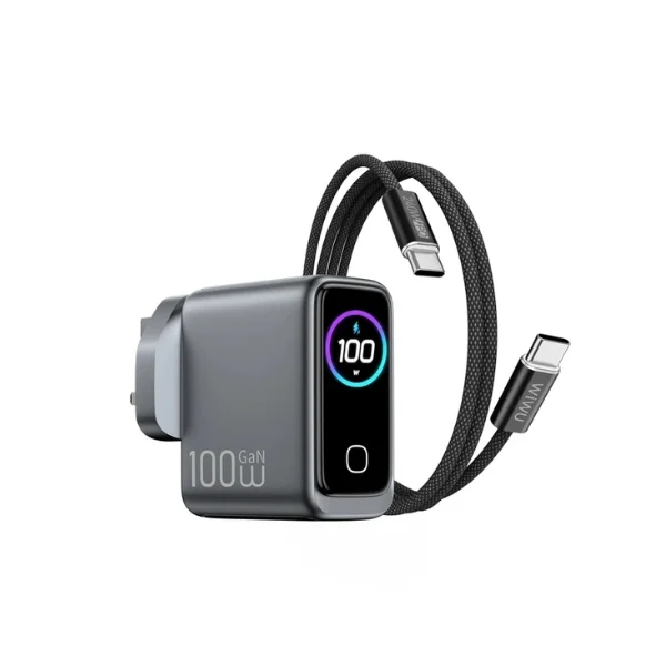 WiWU CHG300 Voyager 100W PD/QC GaN Charger - Shopo.lk Sri Lanka
