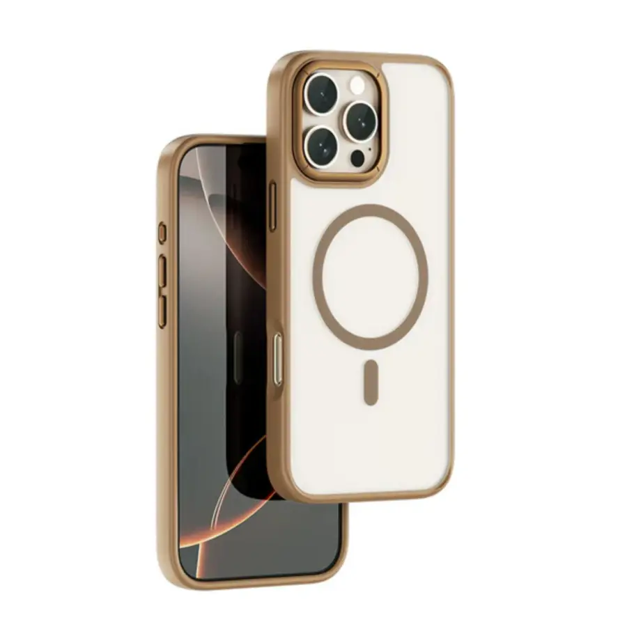 Wiwu FGG-012 Armor Pro Case For iPhone 16 Pro / 16 Pro Max Gold - Shopo.lk Sri Lanka