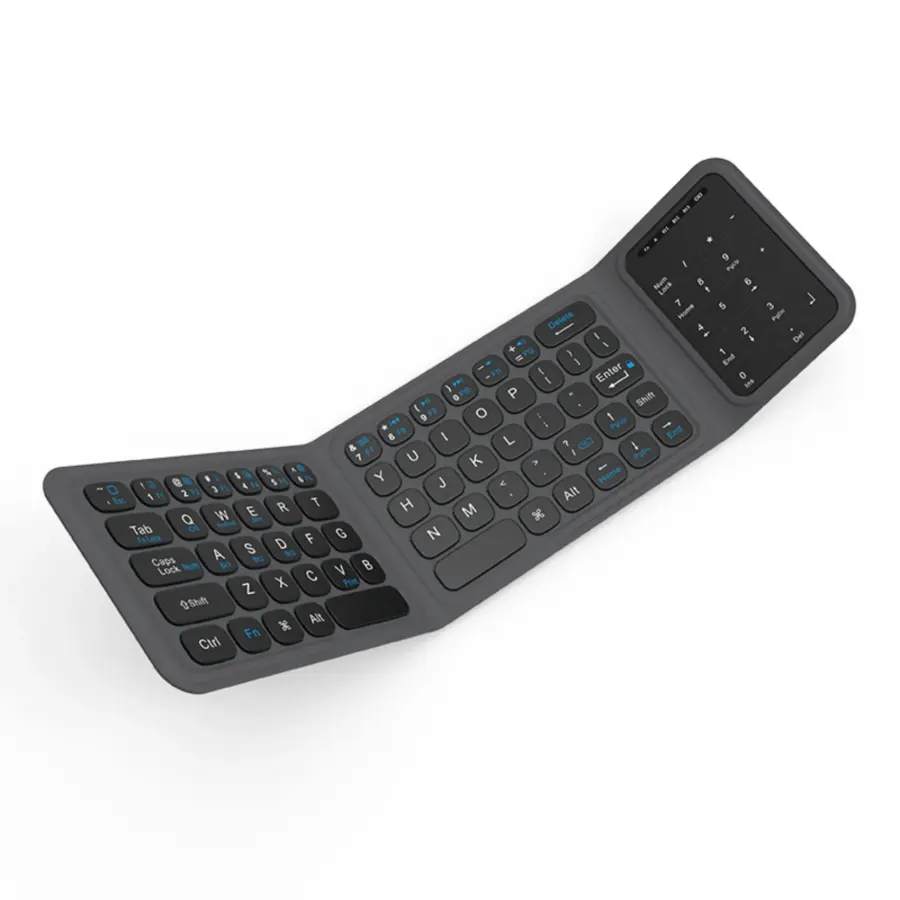 Wiwu FMK-05 Foldable Wireless Keyboard Gray - Shopo.lk Sri Lanka