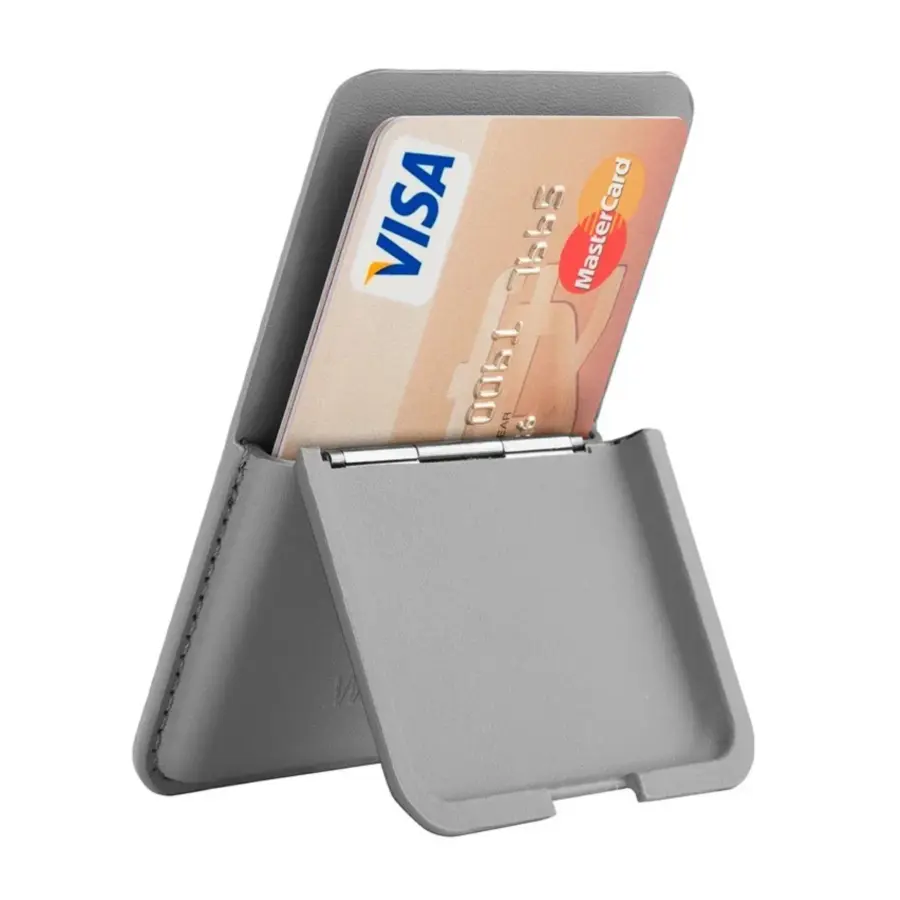 Wiwu Mag Wallet MW-001 PU Leather Phone Back Card Kickstand Magnetic Card Holder - Shopo.lk Sri Lanka