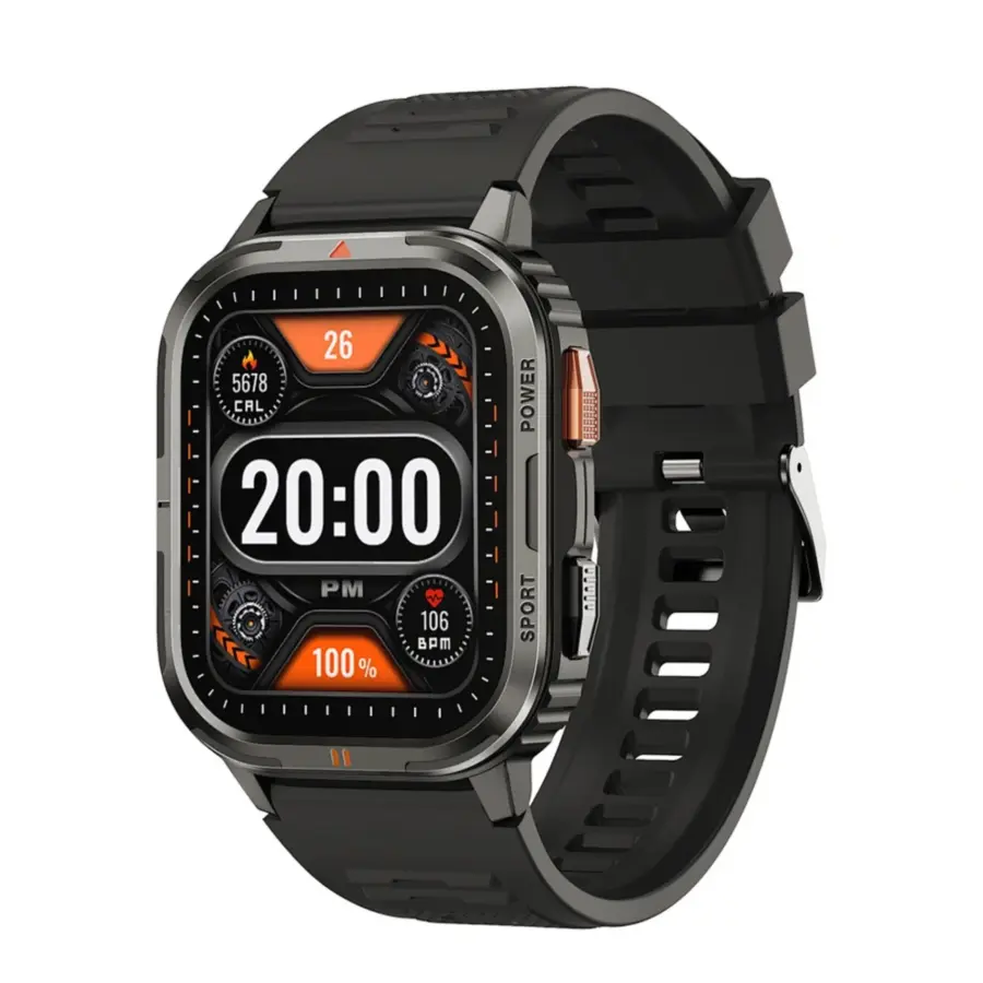 WiWU SW05 Smartwatch - Silver / Tarnish - Shopo.lk Sri Lanka