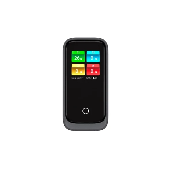 WIWU WI-G028 Voyager 140W GaN Smart Display Charger (4-Port) – photo 2