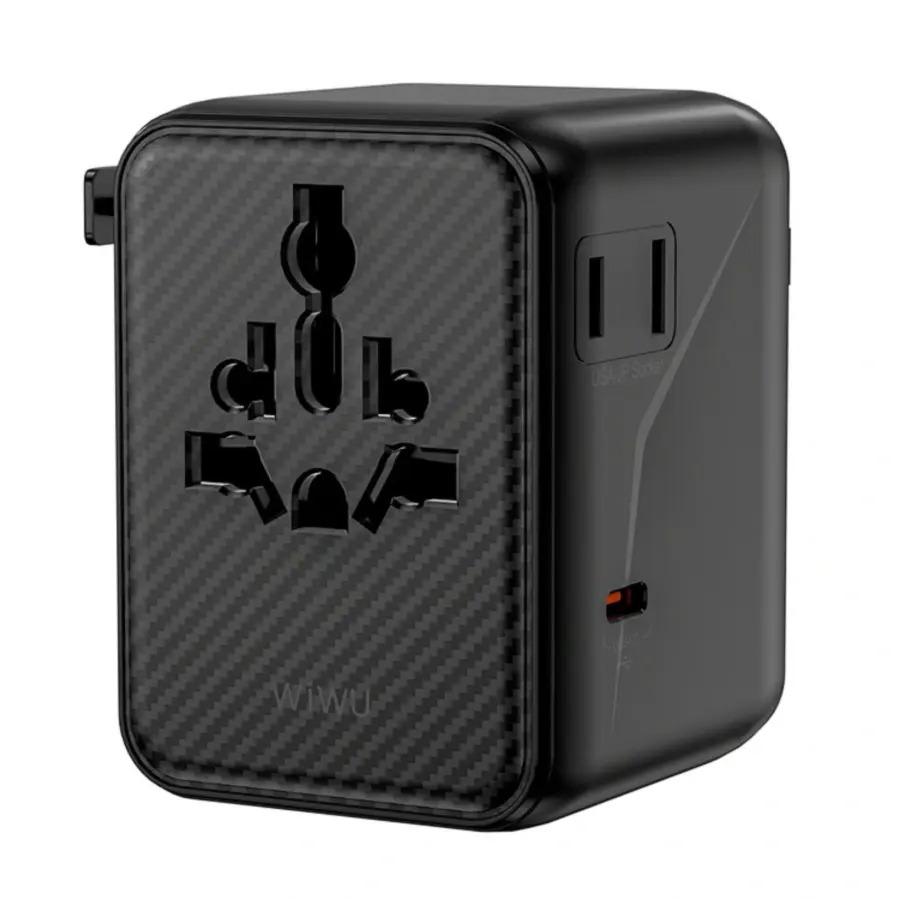 WiWU Wi-UA010 45W GaN Aramid Fiber Warriors 45W GaN Plug Adapter - Shopo.lk Sri Lanka