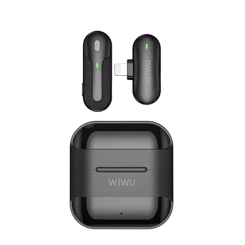 Wiwu WI-WM001 AI Noise Reduction Lightning Connector Wireless Mini Microphone - Shopo.lk Sri Lanka