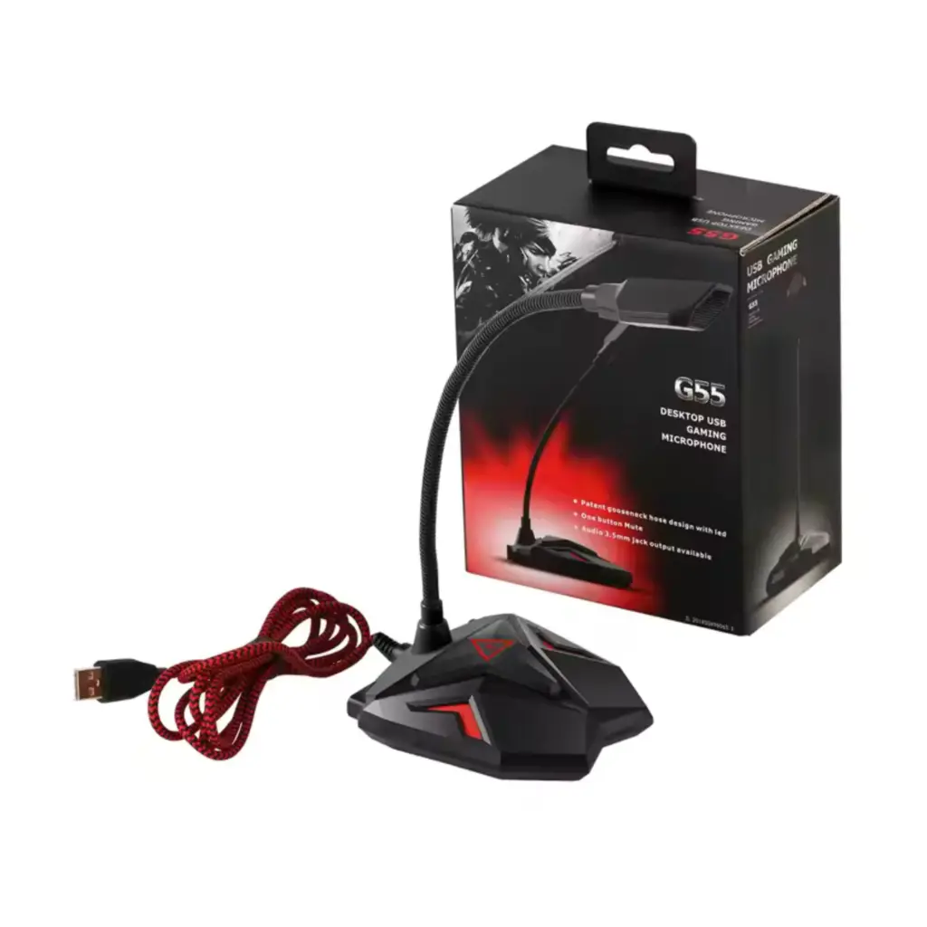 Yanmai G55 Capacitive USB Gaming Microphone With LED Indicator - photo 4 - Shopo.lk