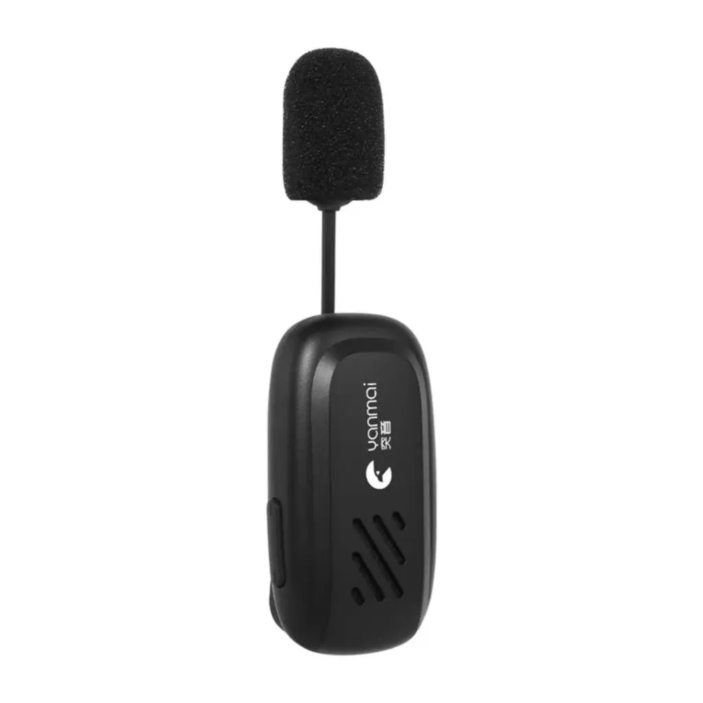 Yanmai K2 Portable Rechargeable Mini Wireless Clip On Mask Microphone Speaker - photo 2 - Shopo.lk
