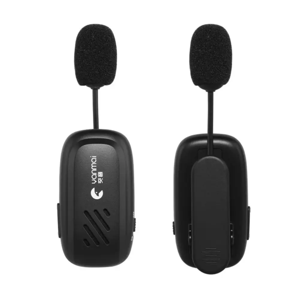 Yanmai K2 Portable Rechargeable Mini Wireless Clip On Mask Microphone Speaker - photo 3 - Shopo.lk