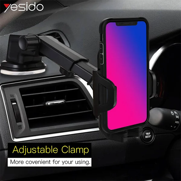 YESIDO C23 Universal Suction Car Phone Holder - photo 2 - Shopo.lk