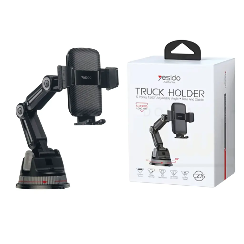 YESIDO C275 Heavy-Duty Truck Phone Holder - photo 2 - Shopo.lk