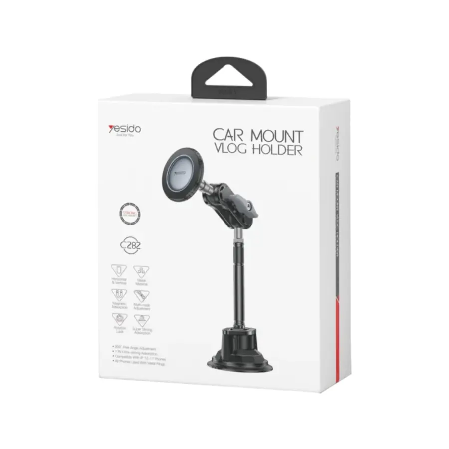 Yesido C282 Car Mount Vlog Holder - photo 3 - Shopo.lk