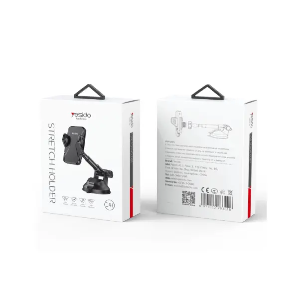 YESIDO C40 Gravity Car Phone Holder - photo 3 - Shopo.lk