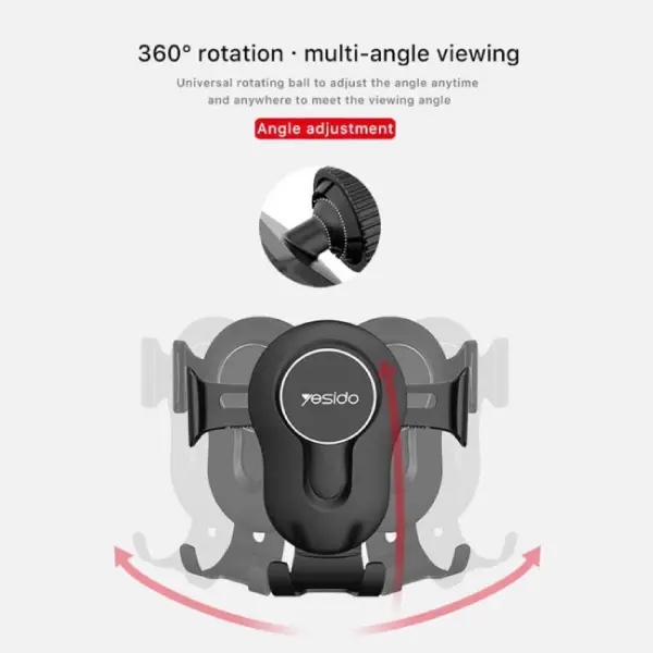 Yesido C44 Sucker Gravity Car Holder - photo 2 - Shopo.lk