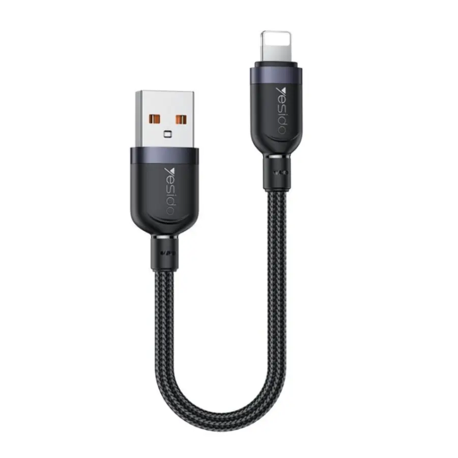 Yesido CA131L 12W USB To Lightning Cable 30cm - Shopo.lk Sri Lanka