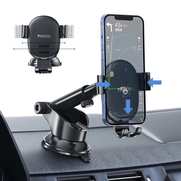 YESIDO Gravity Holder Suction Cup And Windshield Phone Holder C120 - photo 2 - Shopo.lk
