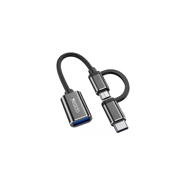 YESIDO GS02 2-in-1 OTG Adapter Cable - Shopo.lk Sri Lanka