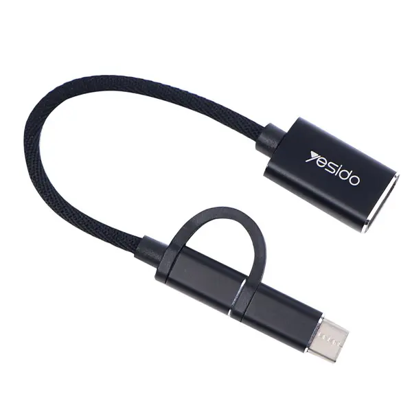 YESIDO GS02 2-in-1 OTG Adapter Cable - photo 2 - Shopo.lk