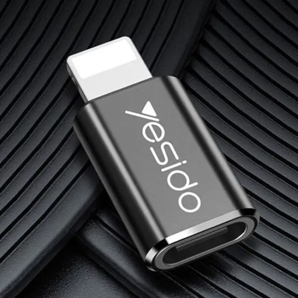 YESIDO GS05 Micro USB to Lightning Connector Adapter - photo 2 - Shopo.lk