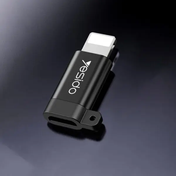 YESIDO GS05 Micro USB to Lightning Connector Adapter - photo 4 - Shopo.lk