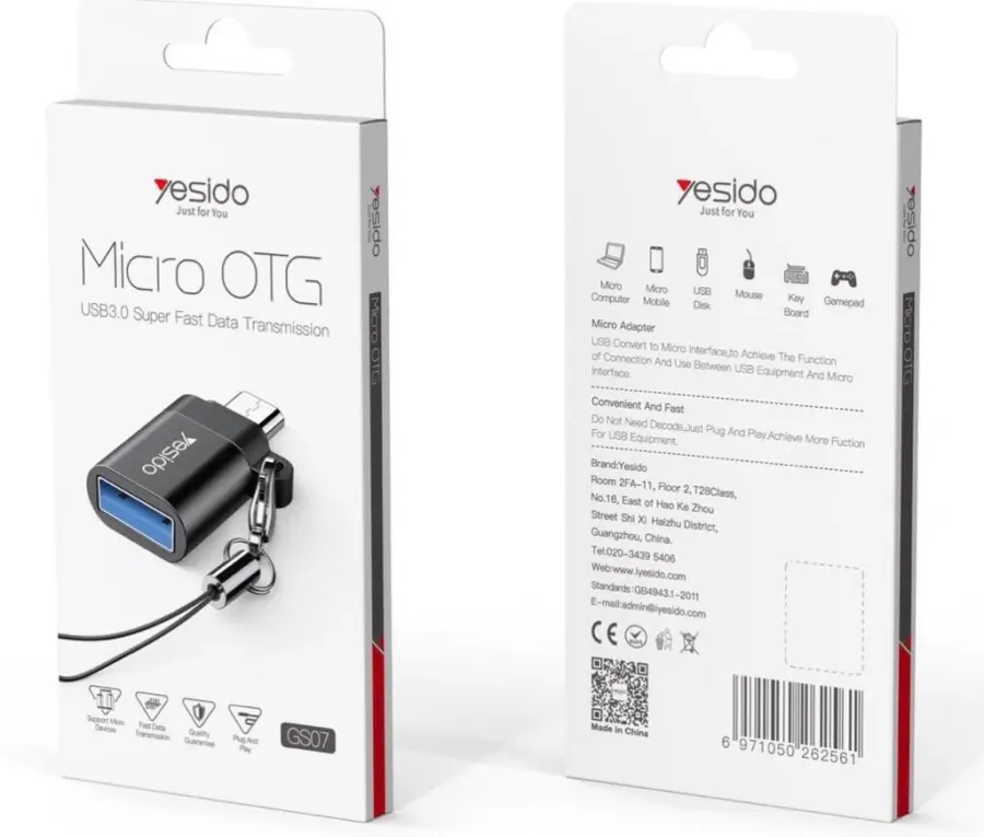 YESIDO GS07 Micro USB 3.0 OTG Adapter - photo 3 - Shopo.lk