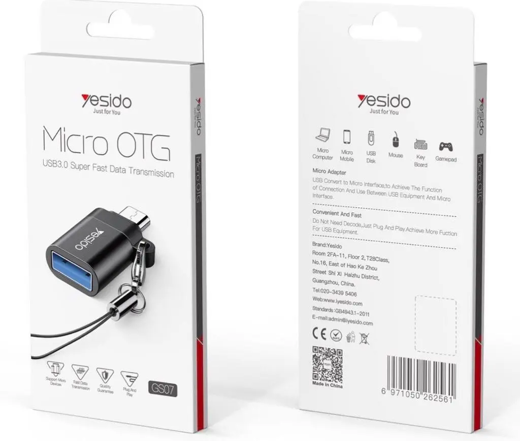 YESIDO GS07 Micro USB 3.0 OTG Adapter - photo 3 - Shopo.lk