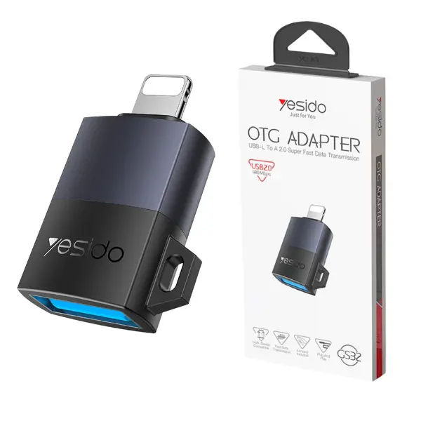 YESIDO GS32 USB to Lightning OTG Adapter - photo 2 - Shopo.lk