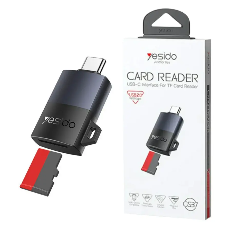 Yesido GS37 USB-C Card Reader - photo 2 - Shopo.lk