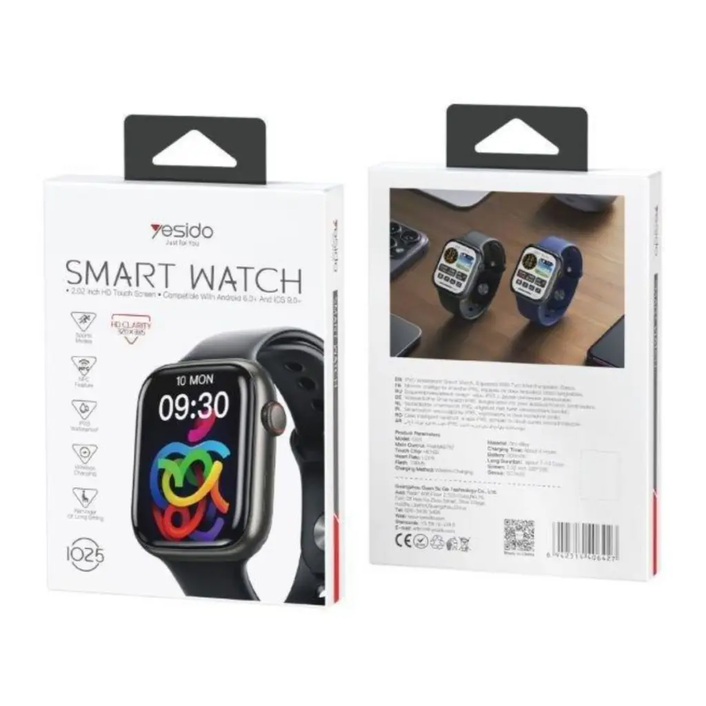 Yesido IO25 HD Clarity Smartwatch - photo 3 - Shopo.lk