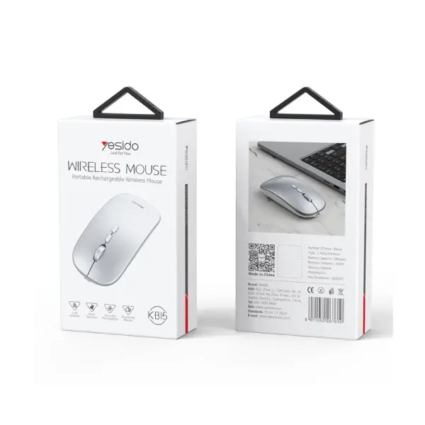 Yesido KB15 Portable Rechargeable Wireless Mouse - photo 3 - Shopo.lk