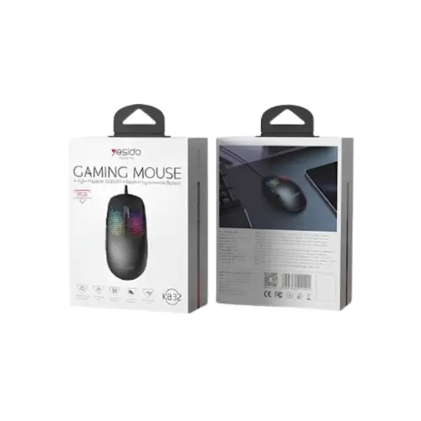 Yesido KB32 RGB Gaming Mouse 7200 DPI - photo 2 - Shopo.lk