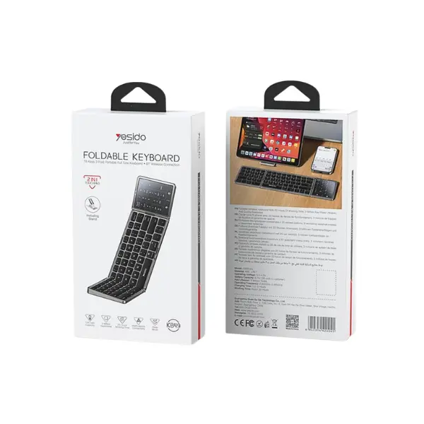 YESIDO KB49 Foldable Keyboard - photo 3 - Shopo.lk