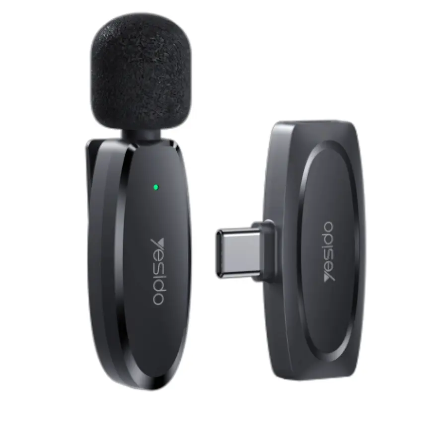 YESIDO KR11 Wireless Type-C Lavalier Microphone - Shopo.lk Sri Lanka