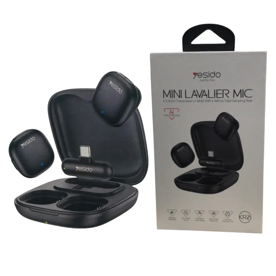 Yesido KR21 Mini Lavalier Mic Type - C - photo 2 - Shopo.lk