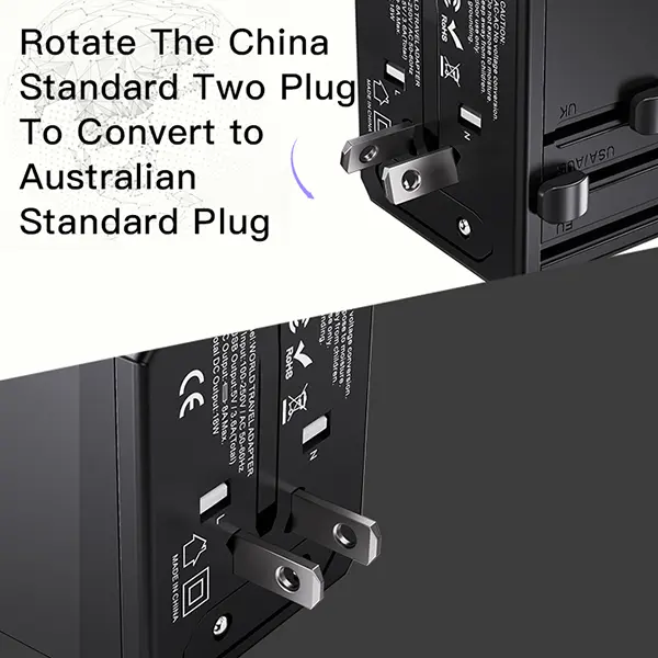 Yesido MC10 Universal Travel Adapter 3 USB + 1 USB-C Port - photo 3 - Shopo.lk