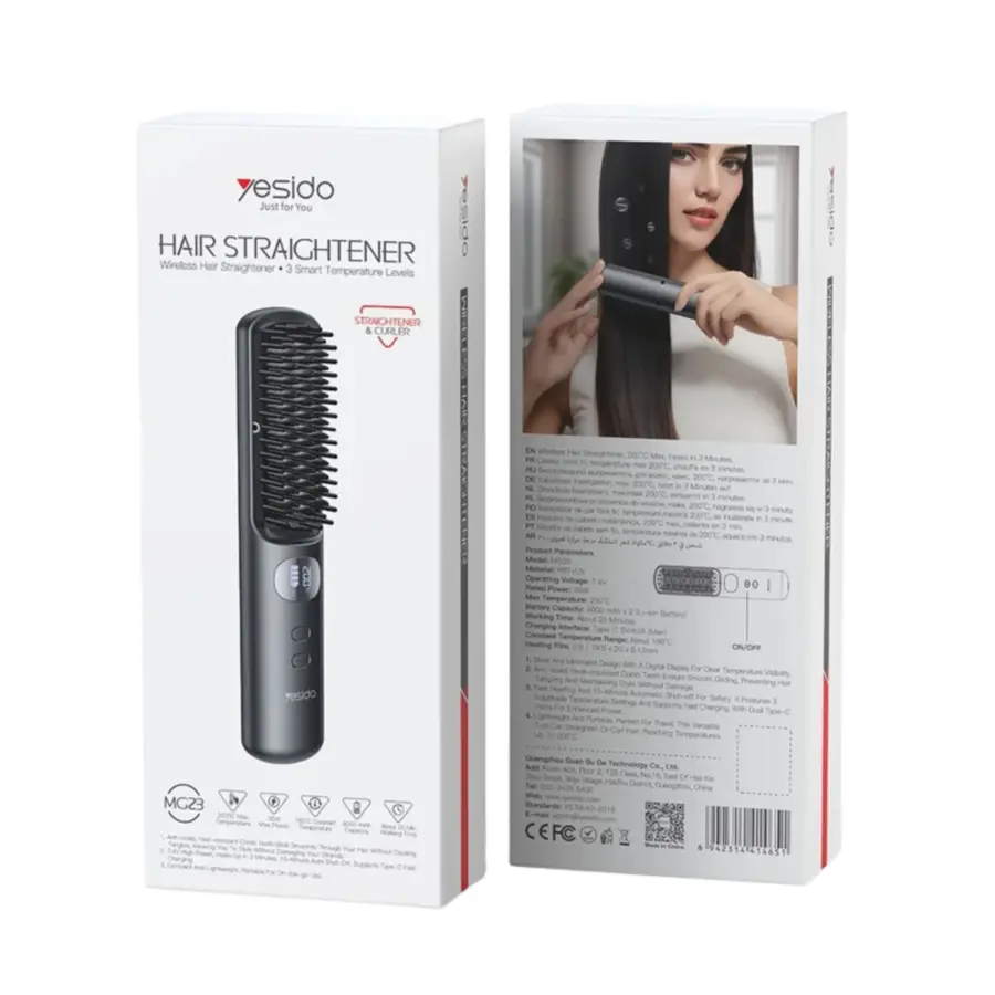 Yesido MG23 Professional Hair Straightener - photo 3 - Shopo.lk