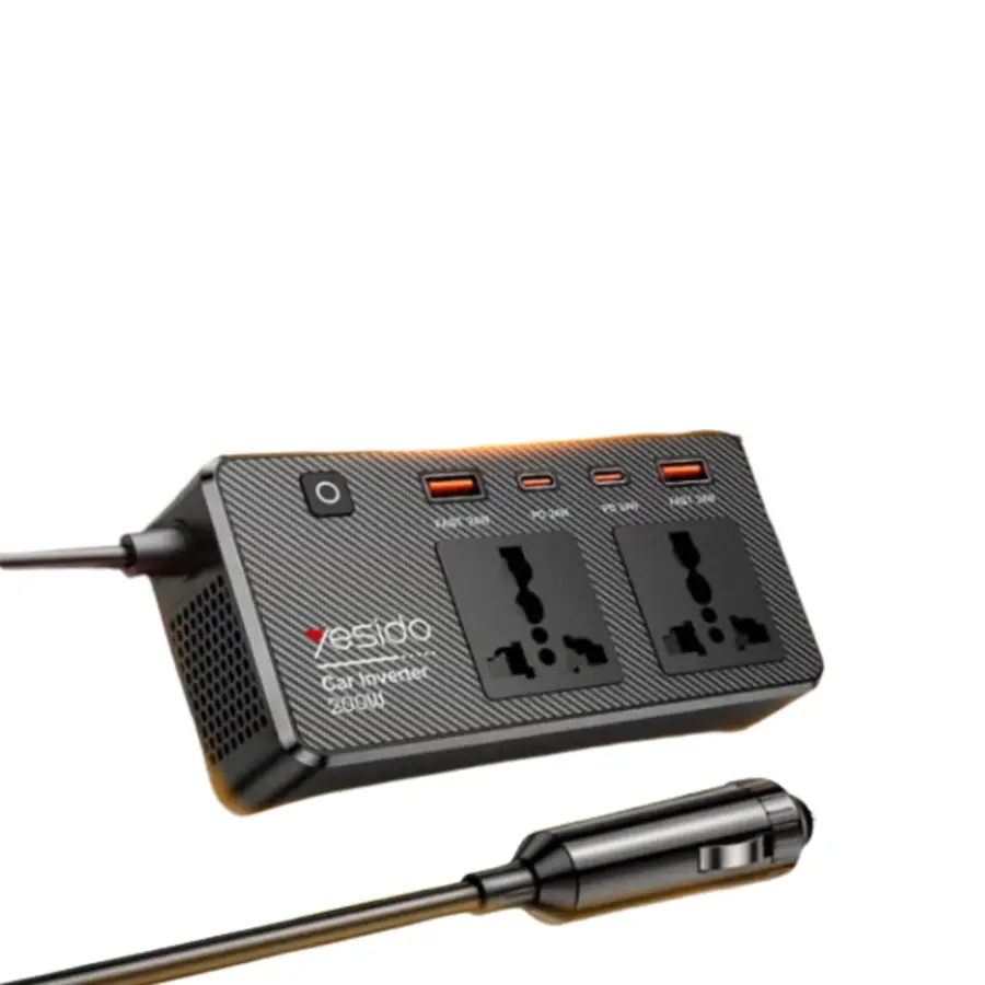Yesido VC07 200W Car Power Inverter - photo 2 - Shopo.lk