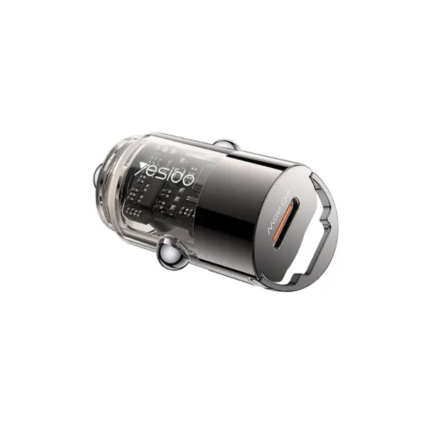 YESIDO Y67 45W Fast Charging Mini Hidden Car Charger - photo 2 - Shopo.lk