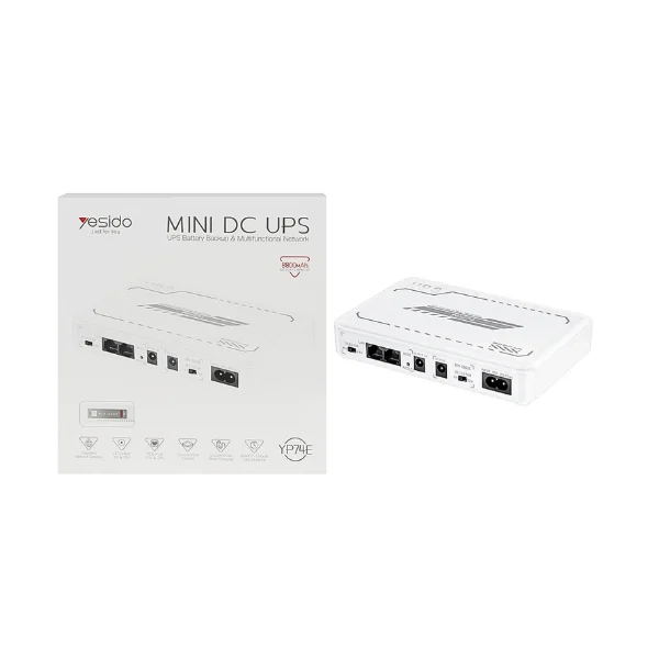 Yesido YP74K Mini DC UPS Battery Backup - photo 5 - Shopo.lk