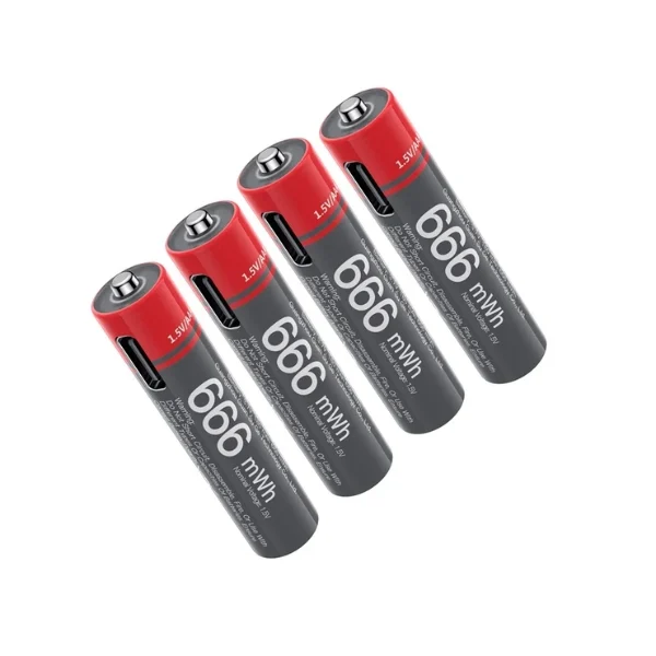 YESIDO YP98 4Pcs AAA Rechargeable Batteries - Shopo.lk Sri Lanka
