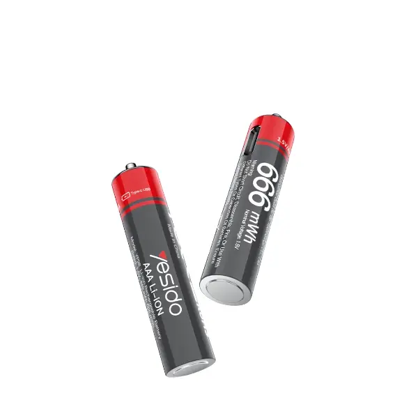 YESIDO YP98 4Pcs AAA Rechargeable Batteries - photo 2 - Shopo.lk