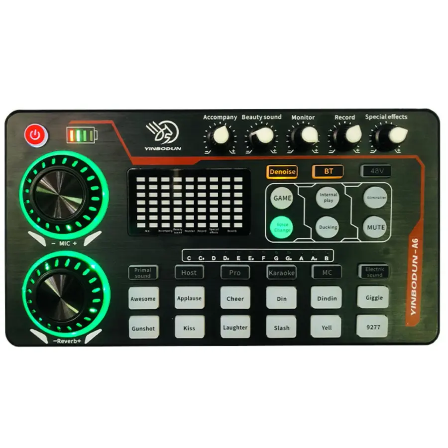 Yinbodun A6 Live Sound Card - Shopo.lk Sri Lanka