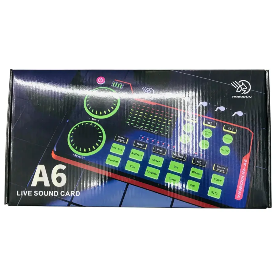 Yinbodun A6 Live Sound Card - Shopo.lk Sri Lanka